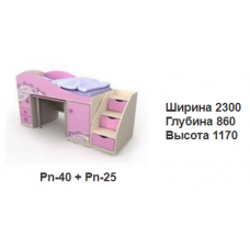 Ліжко-чердак	Pn-40-1