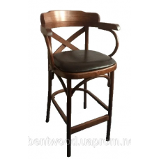Барное кресло с мягким сидением КМФ 305-01-2 Х Н=650 мм 