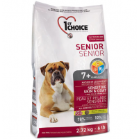 Корм для животных,1st Choice Senior Sensitive Skin&Coat Lamb&Fish ФЕСТ ЧОЙС СЕНЬОР ЯГНЕНОК РЫБА сухой супер премиум корм для пожилых или малоактивных собак