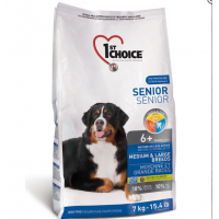 1st Choice Senior Medium&Large Chicken ФЕСТ ЧОЙС СЕНЬОР СРЕДНИЕ КРУПНЫЕ КУРИЦА корм для пожилых или малоактивных собак средних и крупных пород
