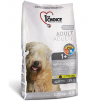 Корм для животных,1st Choice Hypoallergenic Adult ФЕСТ ЧОЙС ГИПОАЛЛЕРГЕННЫЙ С УТКОЙ КАРТОШКОЙ сухой супер премиум корм для собак